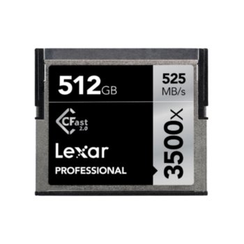 Karta Pamięci Lexar Pro 3500X Cfast (Vpg-130) R525/W445 512Gb - Lexar