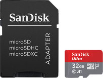 Karta pamięci microSDHC SANDISK Ultra, 32 GB + Adapter SD