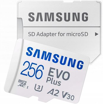 KARTA PAMIĘCI MicroSDXC 256 GB SAMSUNG EVO Plus z ADAPTEREM - Inny producent