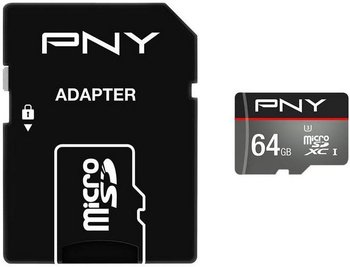 Karta pamięci PNY Turbo Performance, MicroSDXC, 64 GB + adapter SD - PNY