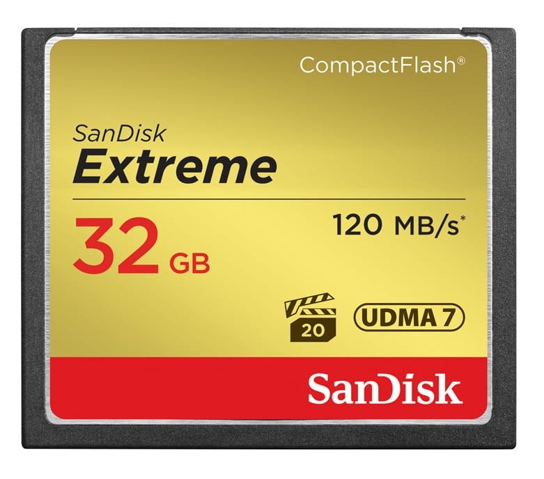 Karta pamięci SANDISK Extreme, Compact Flash, 32 GB, UHS-I U2