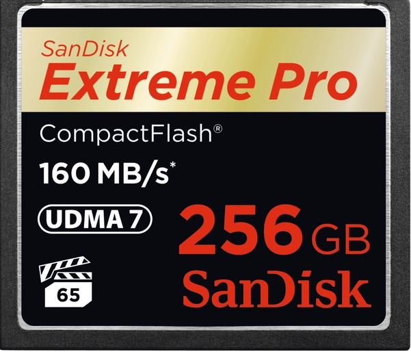 Karta pamięci SANDISK Extreme Pro SDCFXPS-256G-X46, CompactFlash, 256 GB