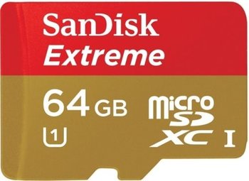 Karta pamięci SANDISK microSD XC, 64 GB Extreme - SanDisk