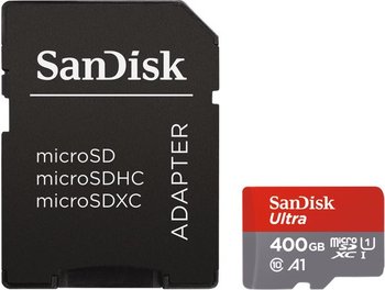 Karta pamięci SANDISK Ultra SDSQUAR-400G-GN6MA, MicroSDXC, 400 GB + adapter SD + Memory Zone Android - SanDisk