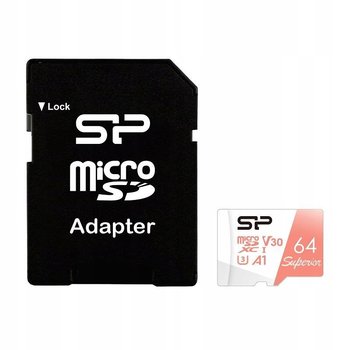 Karta pamięci Silicon Power microSDXC Superior 64GB V30 UHS-1 U3 A1 + - Silicon Power