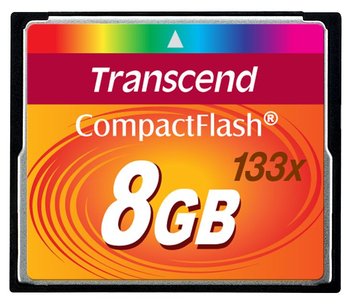 Karta pamięci TRANSCEND CF, 8 GB, 133x - Transcend