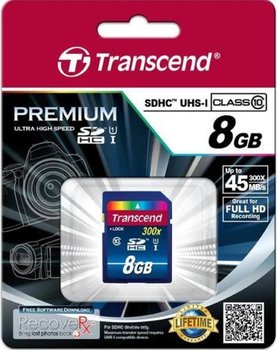 Karta pamięci TRANSCEND Premium TS8GSDU1, SDHC, 8 GB - Transcend