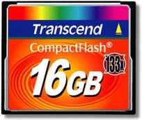 Karta pamięci TRANSCEND TS16GCF133, CompactFlash, 16 GB Transcend