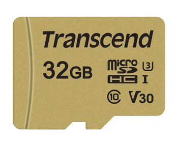 Karta pamięci TRANSCEND TS32GUSD500S, MicroSDHC, 32 GB + adapter - Transcend