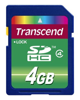 Karta pamięci TRANSCEND TS4GSDHC4, SDHC, 4 GB - Transcend