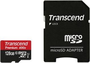 Karta pamięci TRANSCEND Ultimate TS128GUSDU1, MicroSDXC, 128 GB + adapter - Transcend
