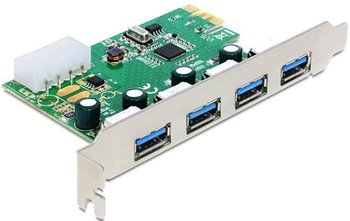 Karta PCI-E DELOCK 89363, 4 x USB 3.0 - Delock