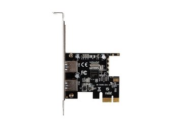 KARTA PCI EXPRESS->USB 3.1 GEN1 2-PORT LANBERG + ŚLEDŹ LOW PROFILE em - LANBERG