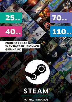 karta podarunkowa Steam - 110 ZŁ