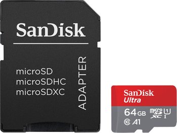 Karta Sandisk Ultra  Android Microsdxc 64 Gb 140Mb/S A1 Cl.10 Uhs-I + Adapter - SanDisk