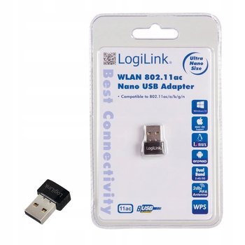 Karta sieciowa USB LogiLink WL0237 WLAN 802.11ac Nano USB 2.0 - LogiLink