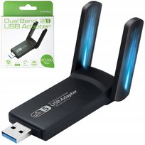 KARTA SIECIOWA WI-FI ADAPTER USB 3.0 1300Mbps DUAL Inna marka