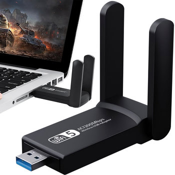 Karta Sieciowa Wi-Fi Adapter Usb 3.0 1300Mbps Dual - Retoo