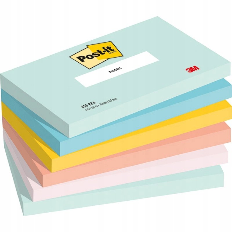 Фото - Стікери й папірці Post-it Karteczki samoprzylepne BEACHSIDE 76x127mm 6x100 