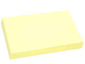 Karteczki samoprzylepne żółte notes bloczek 100x75 100k Tres