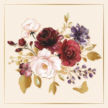 Kartka bez tekstu, subtelna, delikatna  AF14 - Art Nuvo