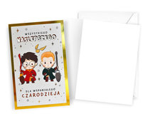 Kartka DHS-021, Wszystkiego najlepszego dla wspaniałego czarodzieja, Harry Potter, Kukartka Kukartka
