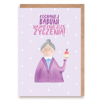 Kartka dla Babci Kochanej Babuni
