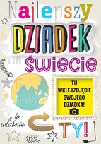 Kartka dla Dziadka z miejscem na Jego zdjęcie DK1098
