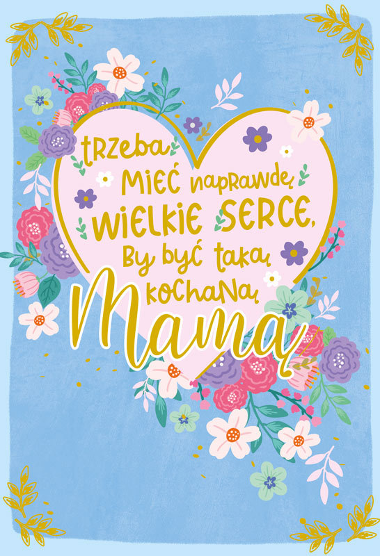 Kartka Dla Mamy Z yczeniami Od Serca PR579 Passion Cards Sklep kartka-dla-mamy-z-yczeniami-od-serca-pr579-passion-cards-sklep