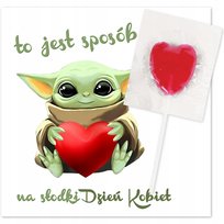 Kartka + Lizak Sece Dzien Kobiet Klasa 10 Szt. Y2