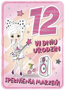 Kartka na 12 urodziny dla dziewczyny GM748 - Armin Style