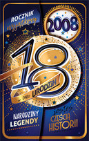 Kartka na 18 urodziny dla Chłopaka urodzonego w 2008 r ABCR26