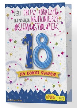 Kartka na 18 urodziny, dla faceta PCDK 484 - Kukartka