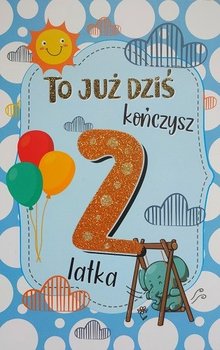 Kartka na 2 urodziny dla chłopczyka 2K69 - yeku