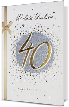 Kartka na 40 urodziny HM2418 - Pan Dragon