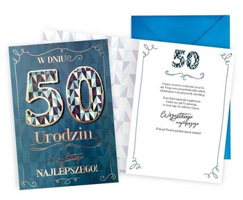 Kartka Na 50 Urodziny Dla Mężczyzny Dkp24 - Kukartka