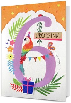 Kartka na 6 urodziny pięknie zdobiona H2874 - PAN DRAGON - KARTKI