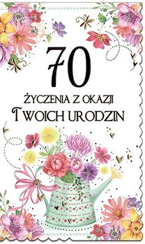 Kartka Na 70 Urodziny Dla Kobiety A6454-70 - PRESTIGE