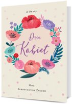 Kartka na Dzień Kobiet z życzeniami PD1996