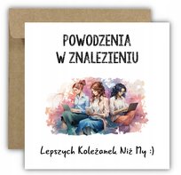 Kartka na pożegnanie koleżanki odejście z pracy nowe koleżanki Inna marka
