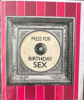 Kartka 'Press For Birthday Sex' - Inna marka