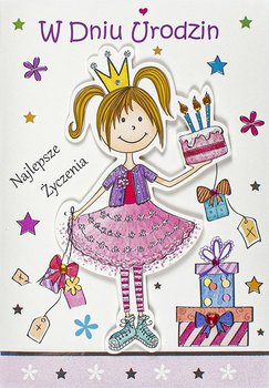 Kartka urodzinowa dla dziewczynki M709