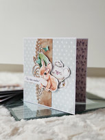 Kartka urodzinowa dla dziewczynki zajączek - MyPerfectDay