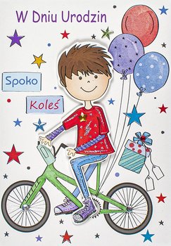Kartka urodzinowa dla rowerzysty M707 - Maja