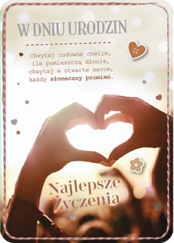 Kartka urodzinowa z mottem GM761 - Armin Style