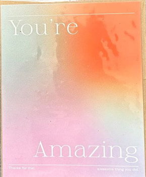 Kartka 'You're Amazing' z kopertą - Inna marka