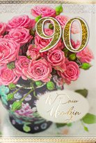 Kartka z okazji 90 urodzin przestrzenna M1002 Maja