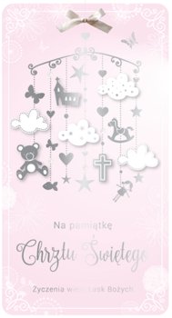 Kartka z okazji Chrztu św. dla dziewczynki PM 80 - Kukartka