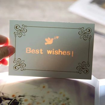 Kartka Z Ukrytymi Życzeniami Best Wishes