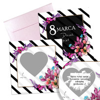 Kartka ZDRAPKA na DZIEŃ KOBIET twoje życzenia